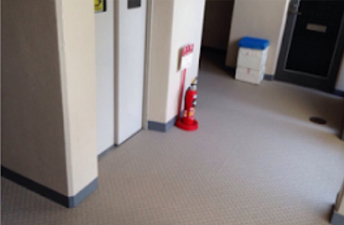 ⑨廊下床のノンスリップシート