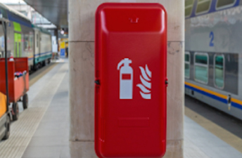 ⑮消火器ボックス塗装